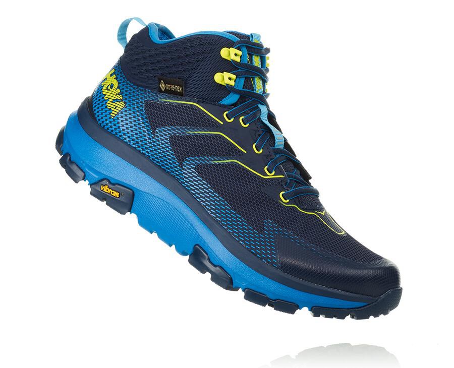 Hoka One One Yürüyüş Botları Erkek Lacivert - Toa Gore-Tex - OW7928130